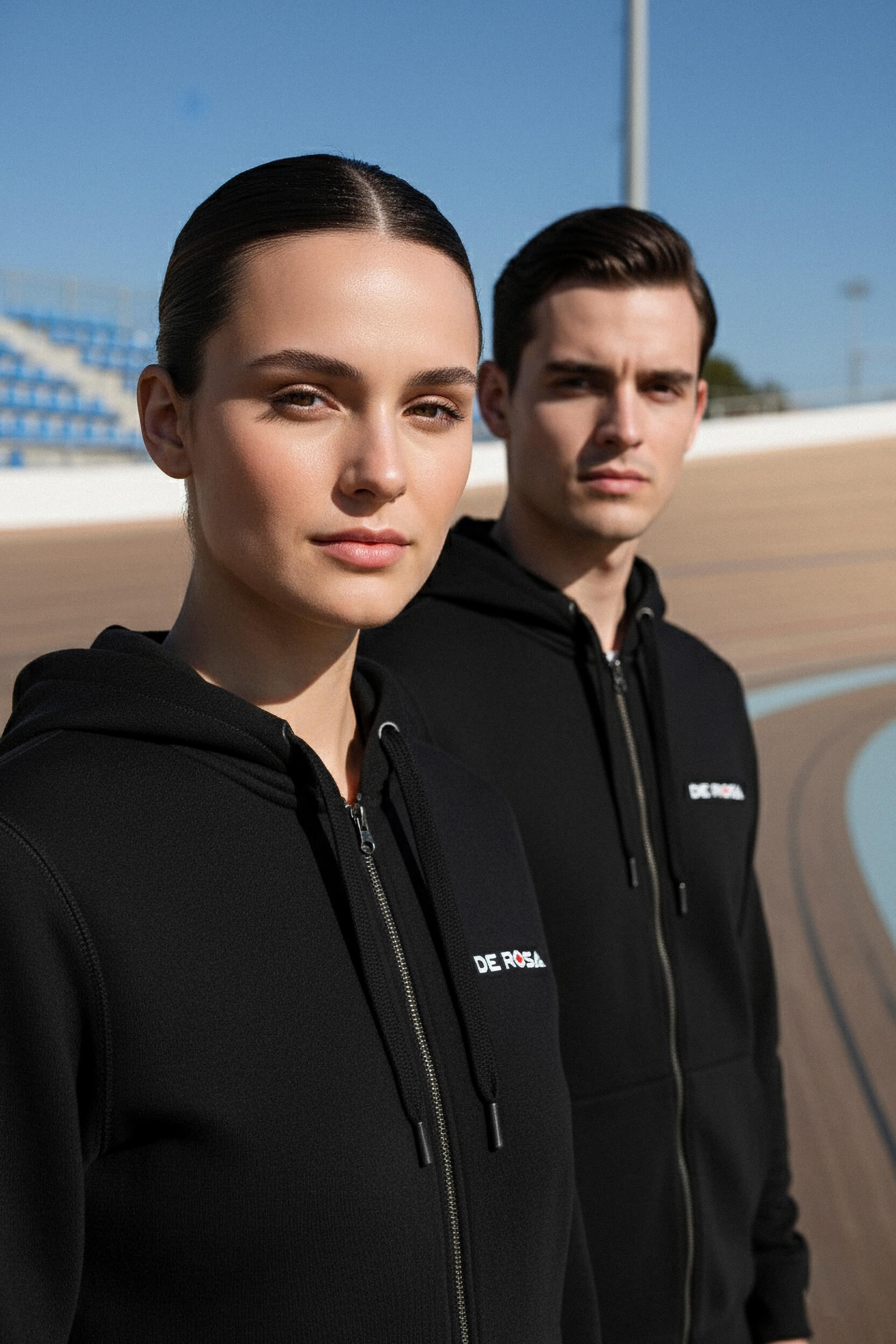 de-rosa-zip-hoodie-sweat-zipp-coton-bio image 4