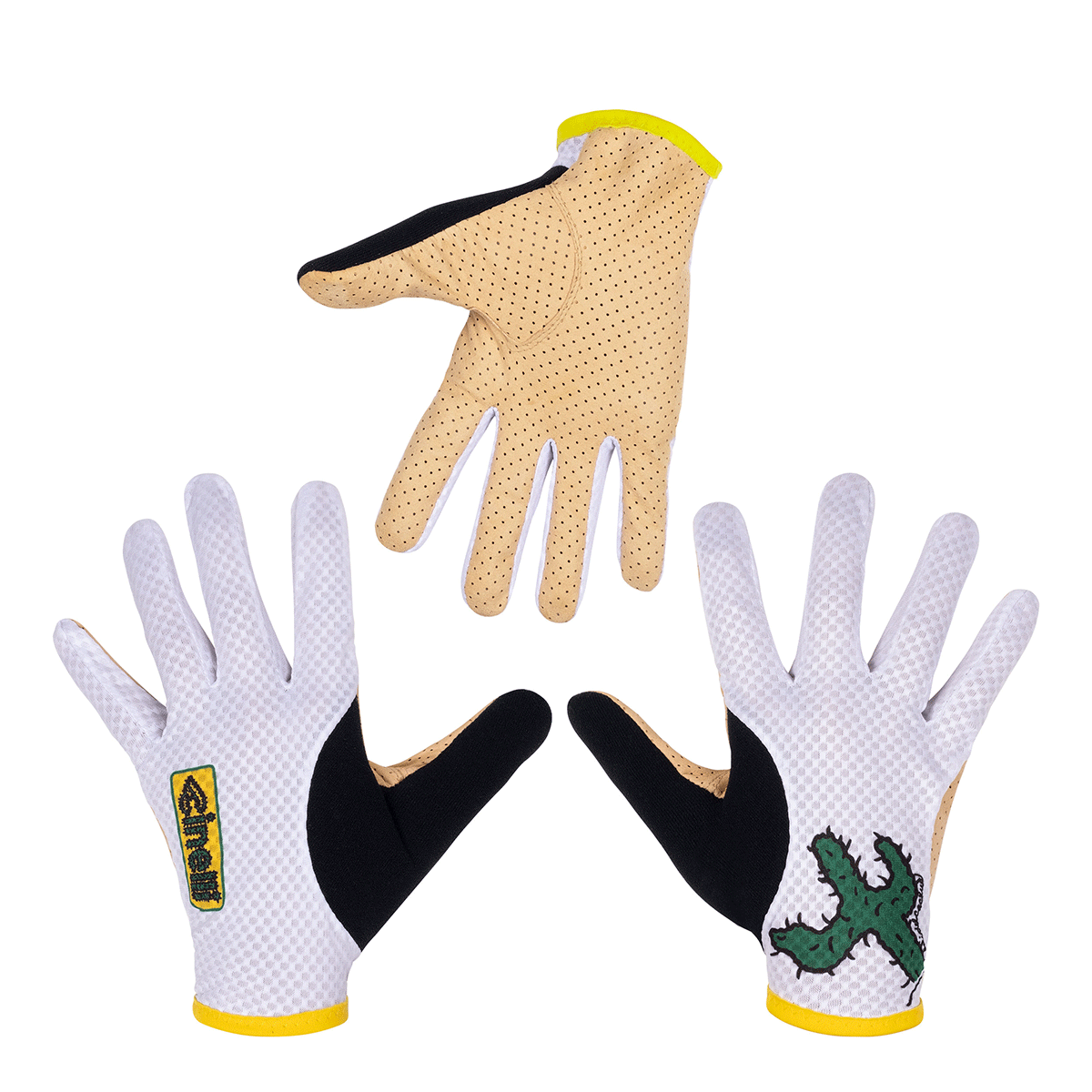 cinelli-gants-longs-supercorsa-cactus-white-gants-v-lo image 1