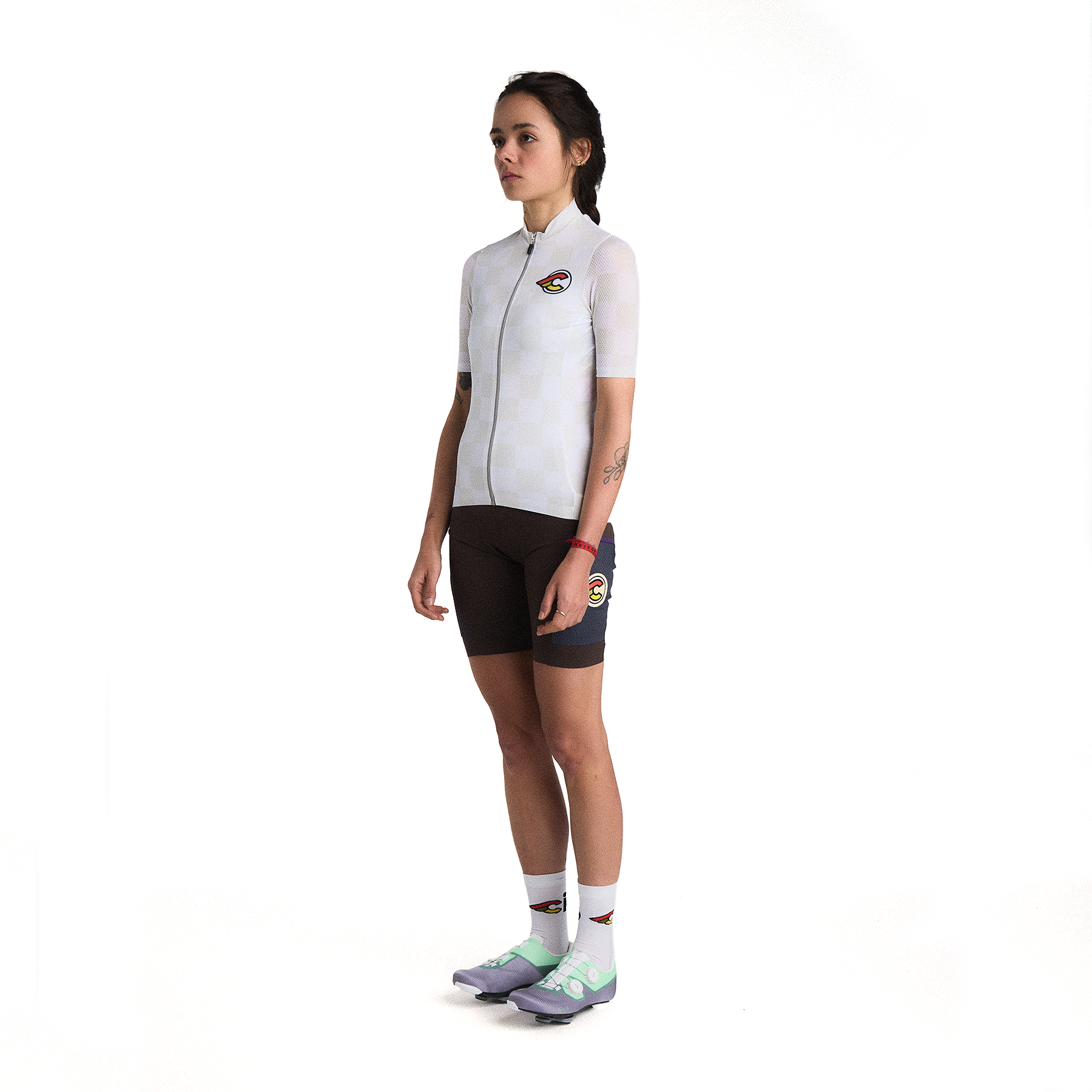 cinelli-tempo-woman-maillot-cyclisme-femme-gris image 3