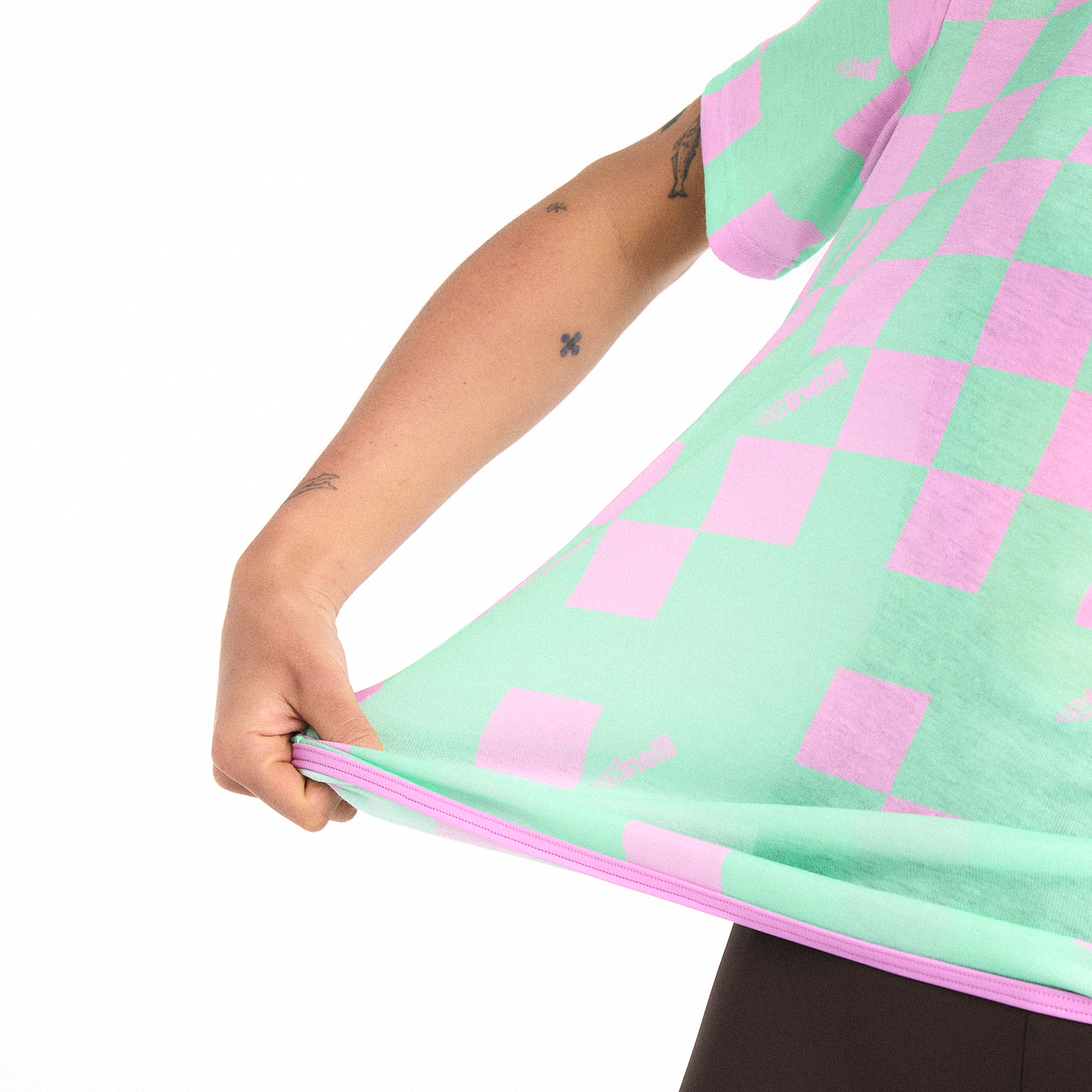 cinelli-tempo-tech-tee-femme-vert-performance image 3