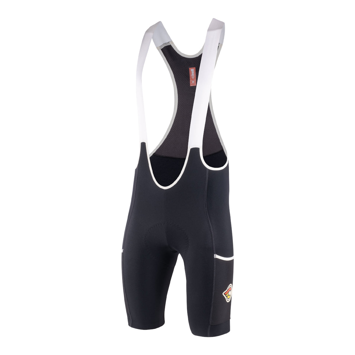 cinelli-tempo-winter-cargo-bibshort-noir-blanc image 1
