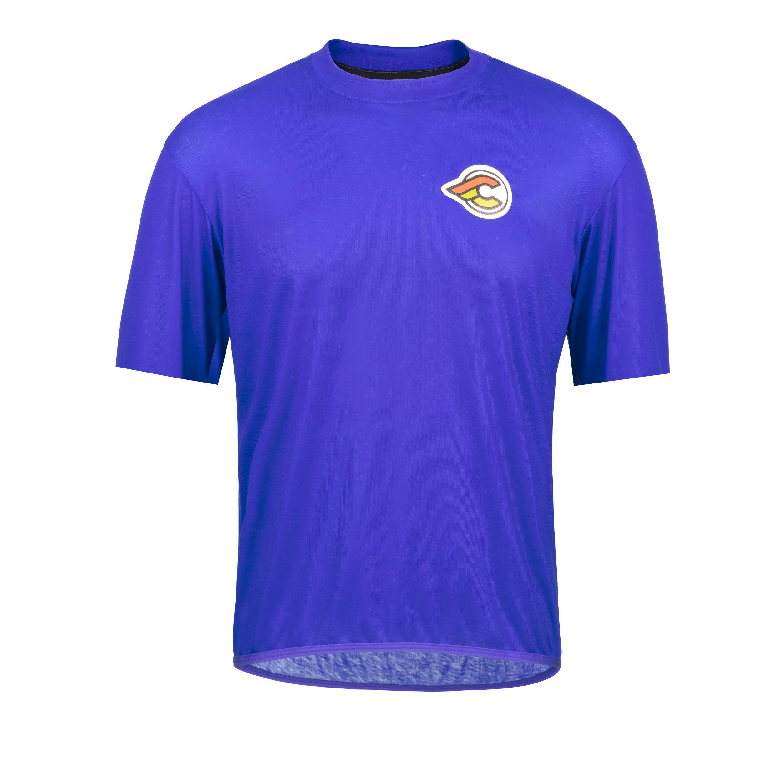 cinelli-gravel-tech-tee-blue-t-shirt-technique-gravel image 1