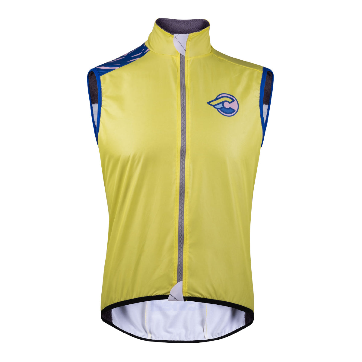 cinelli-winter-vest-tempo-shana-sadeghi-ray-kitten-yellow-gilet-coupe-vent image 1