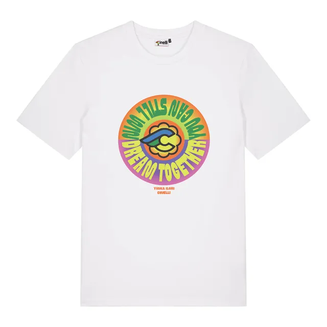cinelli-yinka-ilori-dream-together-blanc-t-shirt image 1