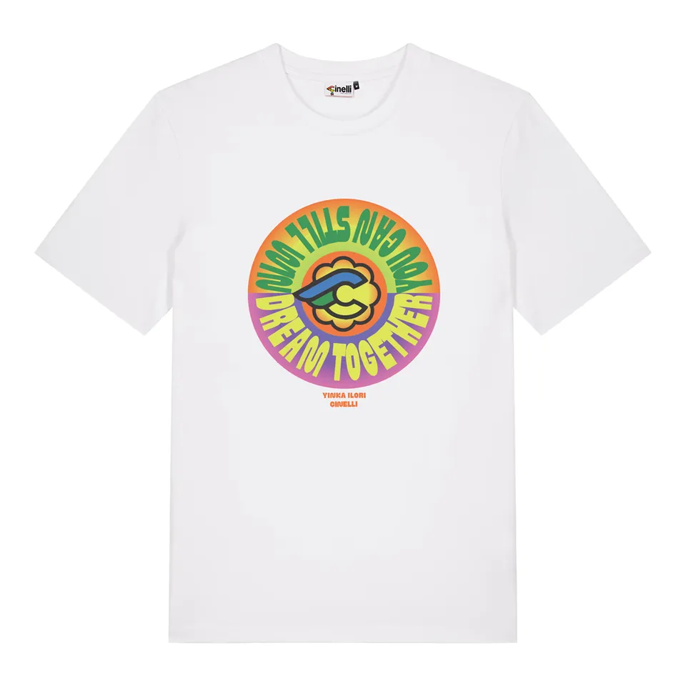 cinelli-yinka-ilori-dream-together-blanc-t-shirt image 1