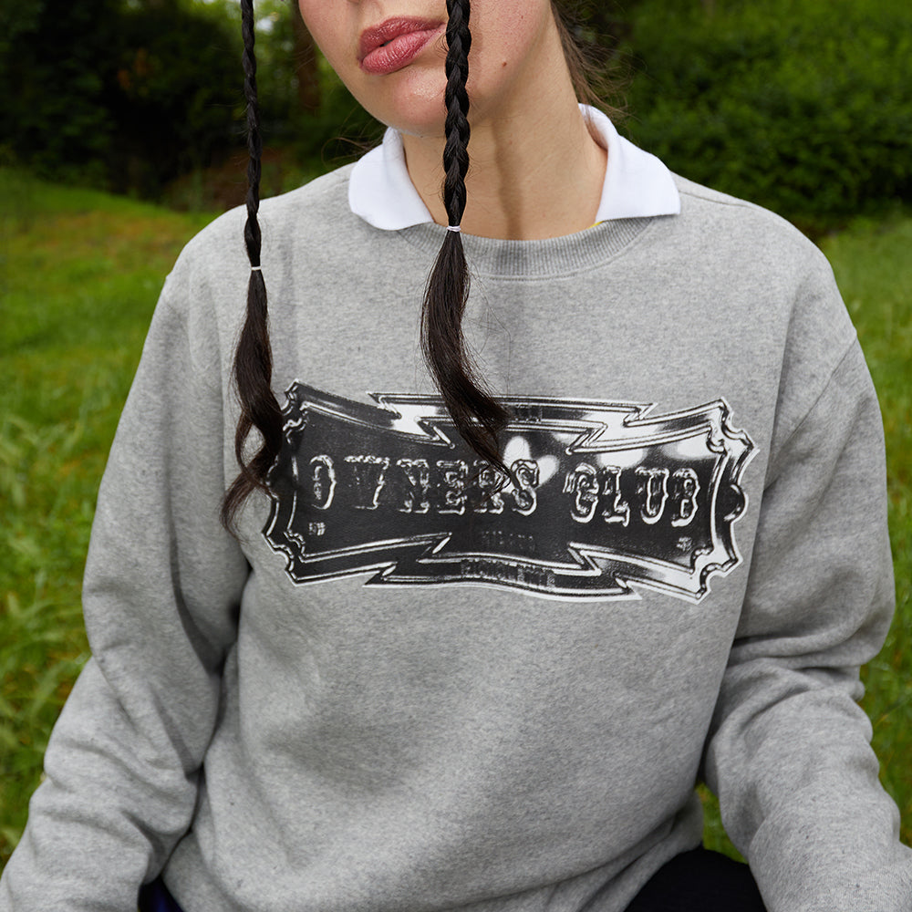 cinelli-owners-club-sweat-crewneck-gris image 3
