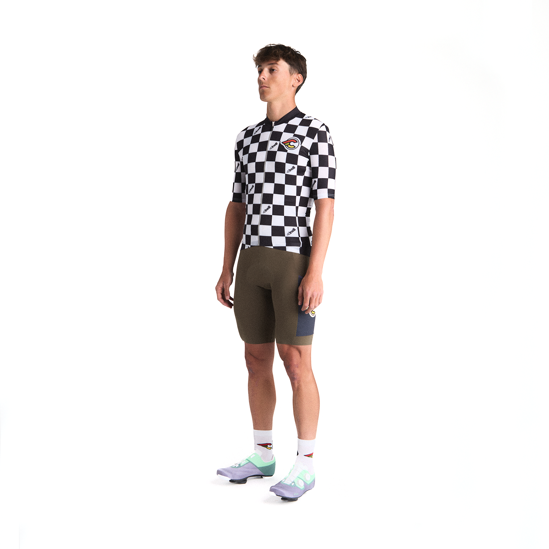 cinelli-tempo-5-maillot-noir-blanc image 2