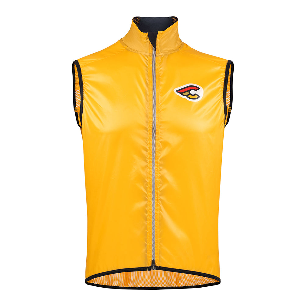 cinelli-supercorsa-gilet-coupe-vent-happy-yellow-homme image 1