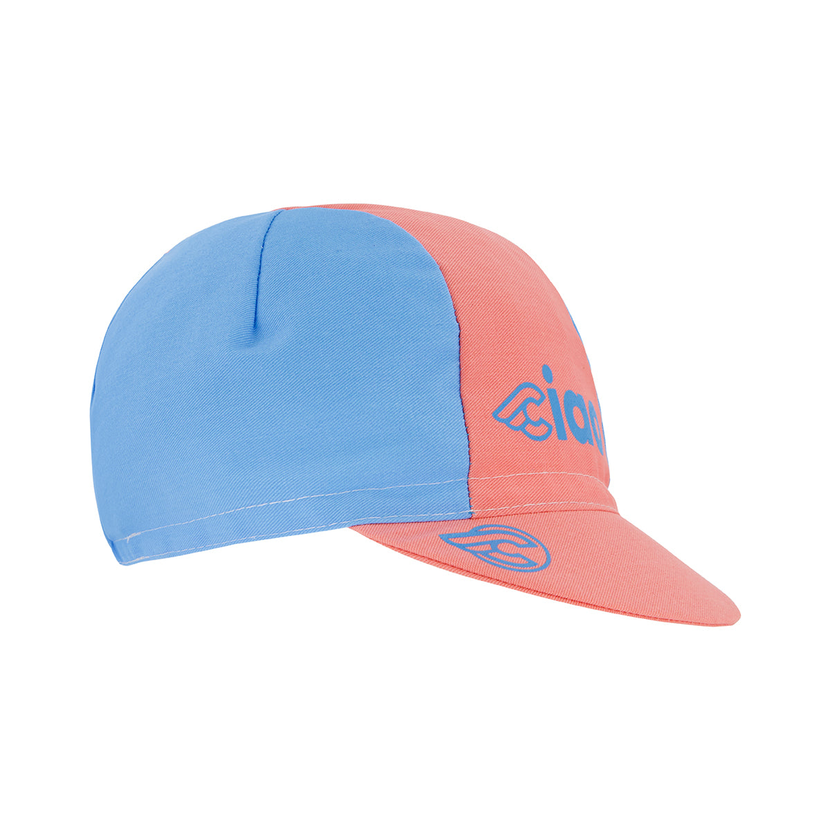 cinelli-cap-ciao-pink-light-blue-casquette-cycliste image 1