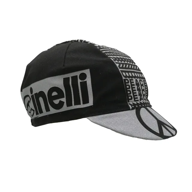 cinelli-cap-peace-black-casquette-cycliste image 1
