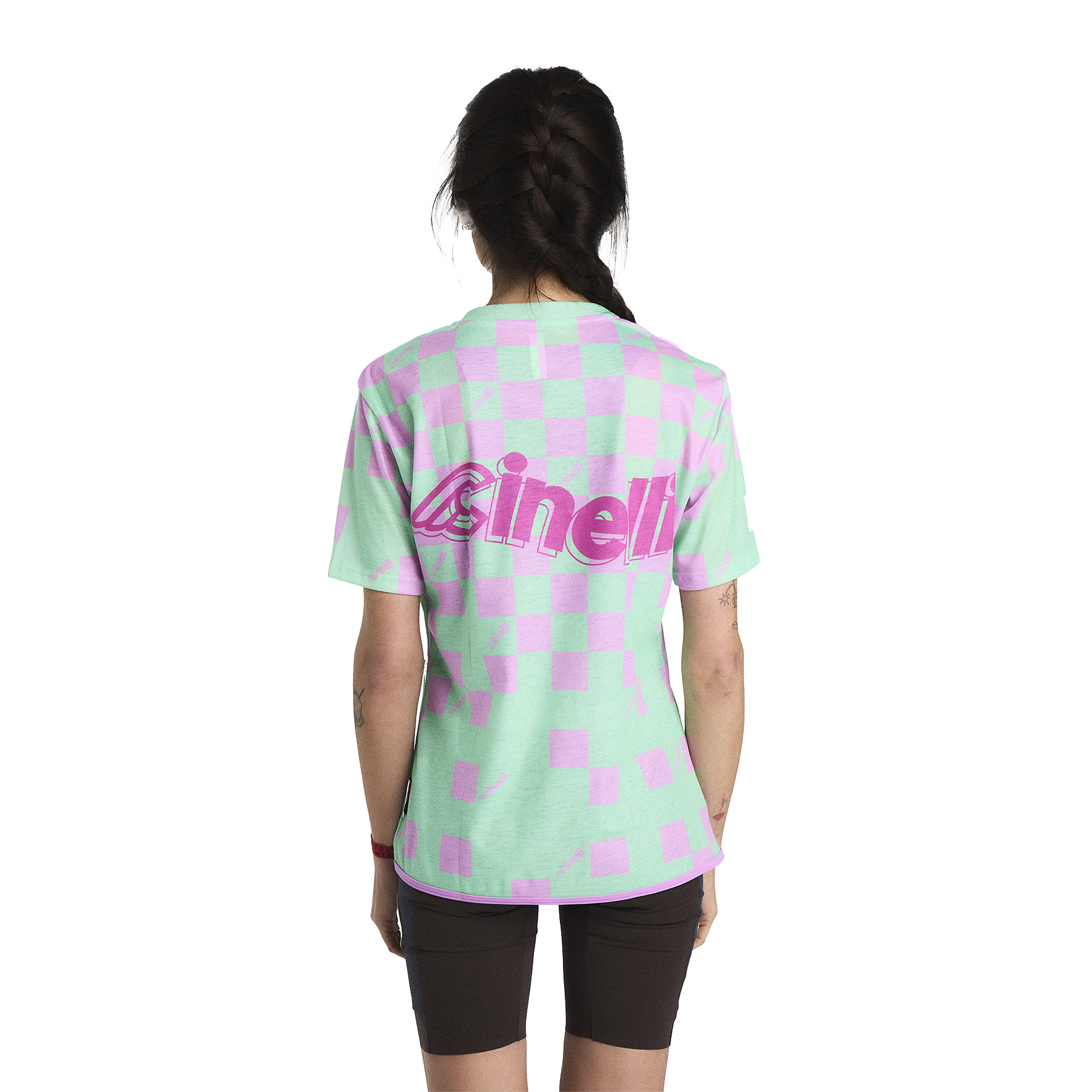 cinelli-tempo-tech-tee-femme-vert-performance image 2