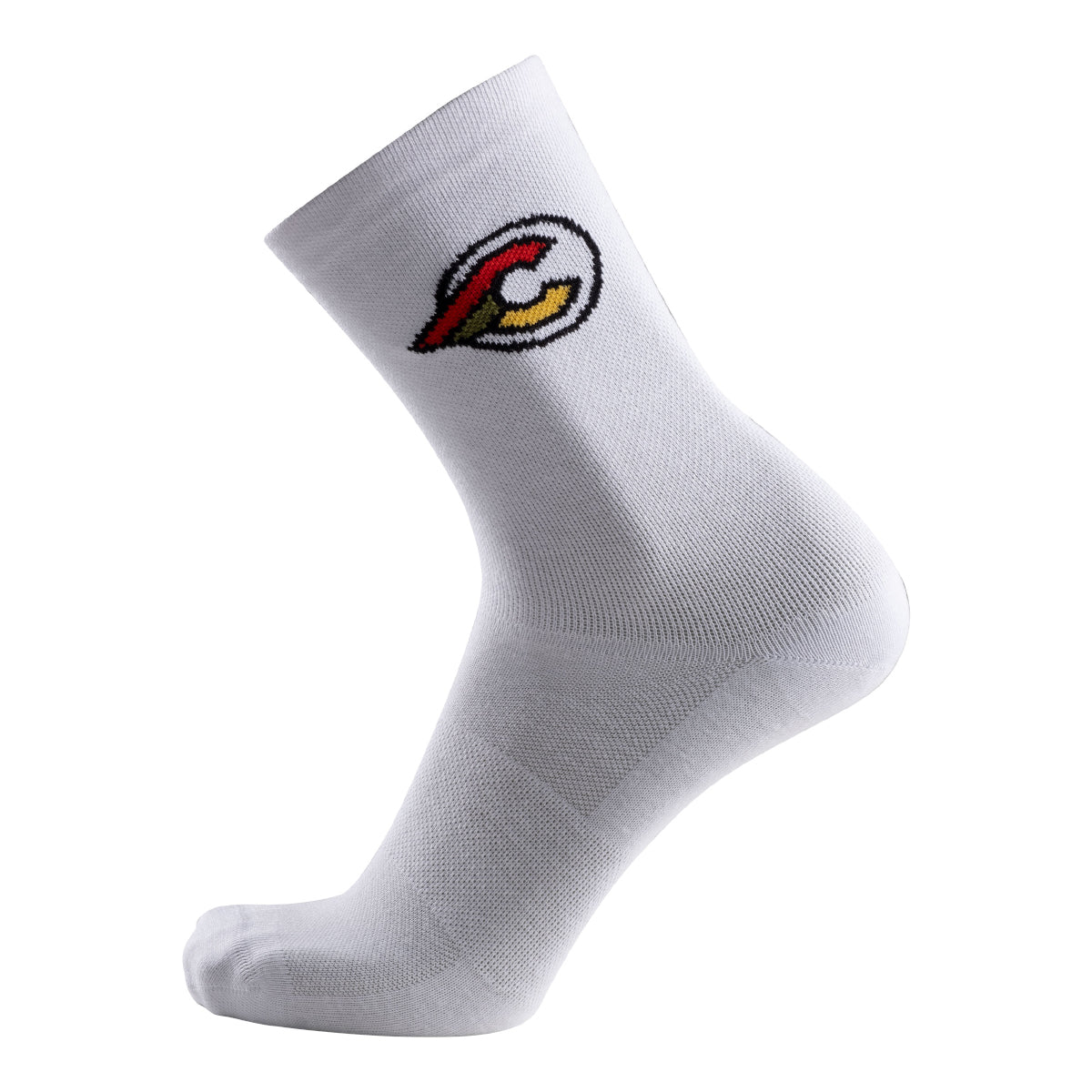 cinelli-tempo-winged-c-chaussettes-v-lo-blanches image 1