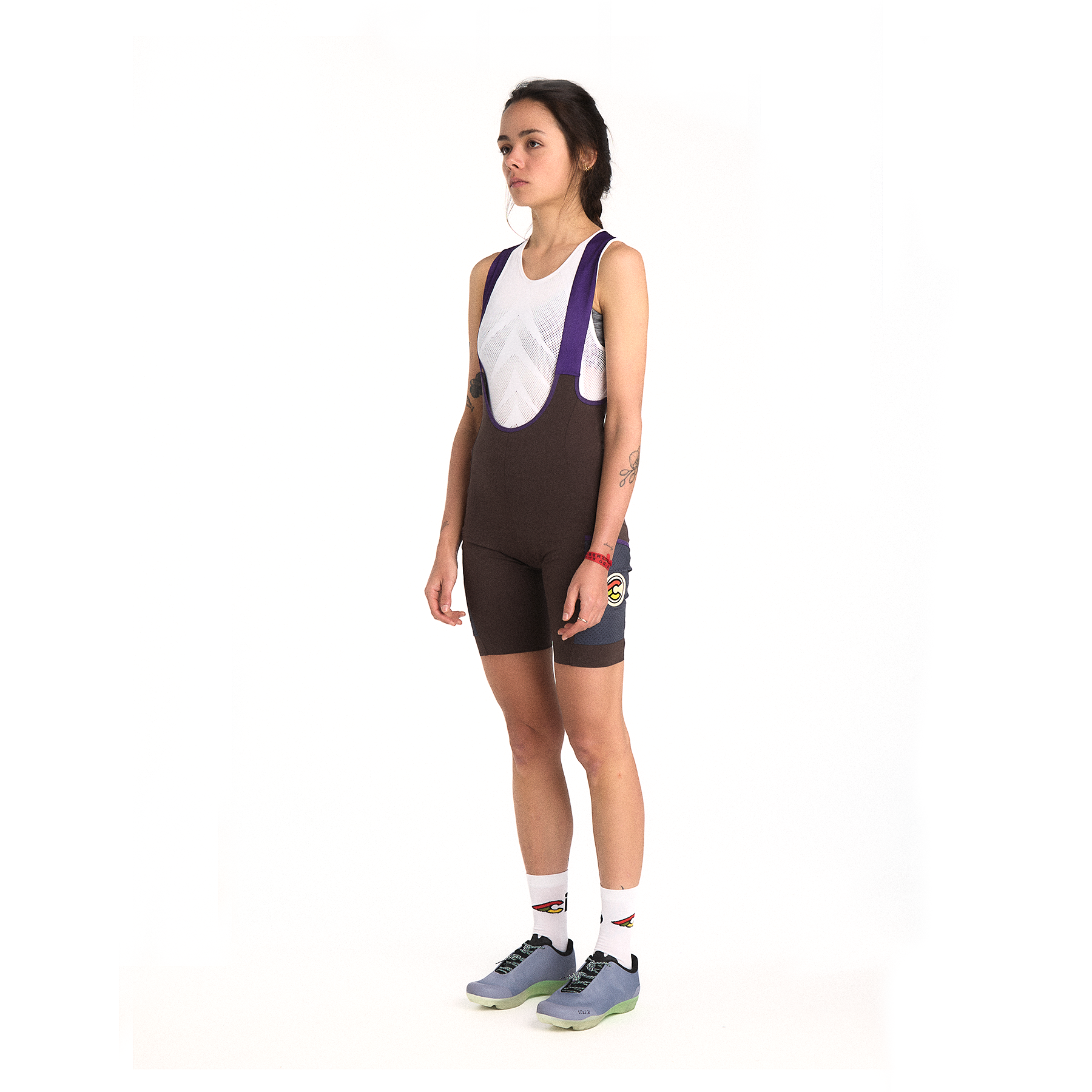 cinelli-tempo-cargo-gravel-cuissard-femme-violet image 1