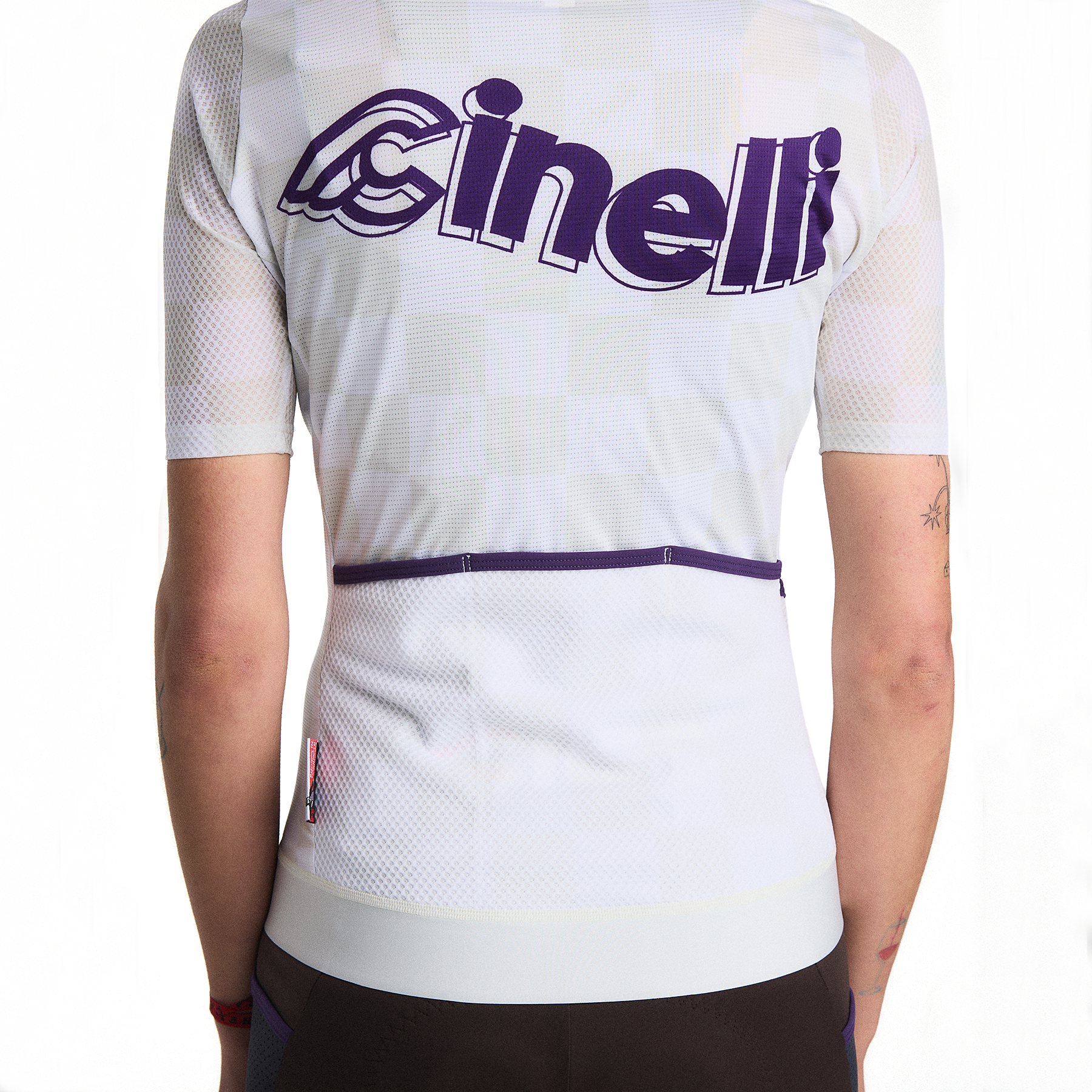 cinelli-tempo-woman-maillot-cyclisme-femme-gris image 4