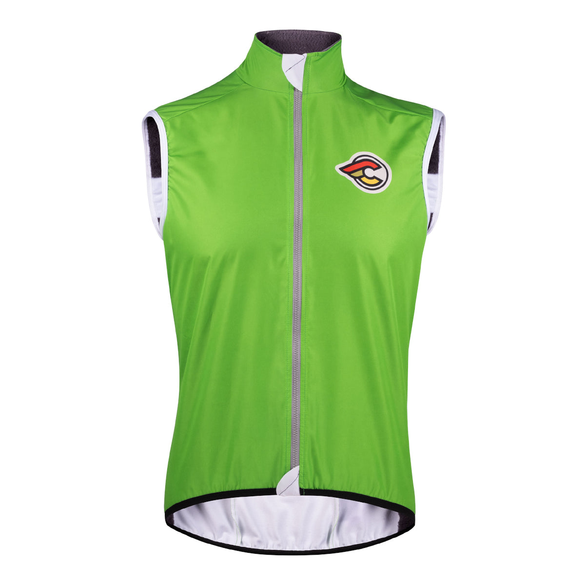 cinelli-gilet-hiver-tempo-nemo-vert-slime image 1