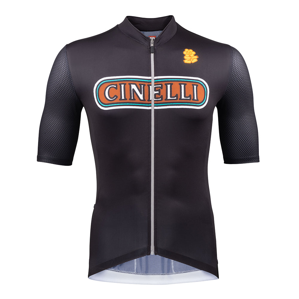 cinelli-tempo-biscia-di-milano-mesh-jersey-noir-maillot-t image 1