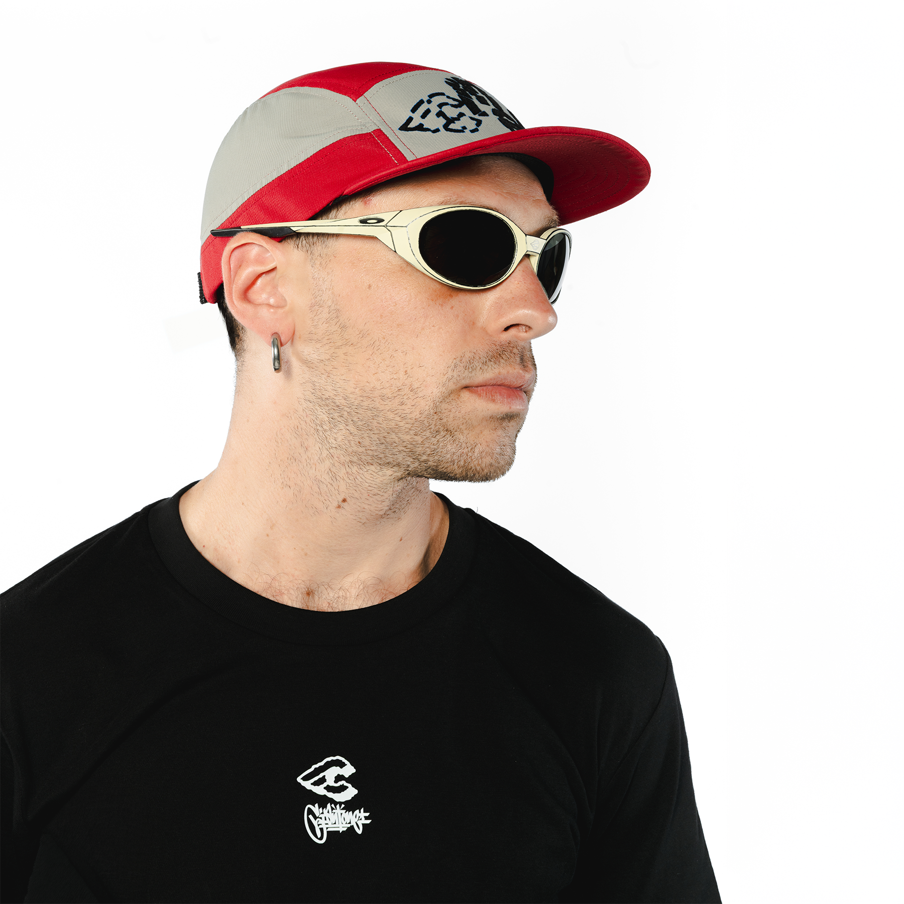 cinelli-tutto-tech-cap-broken-up-red-casquette-cycliste image 2