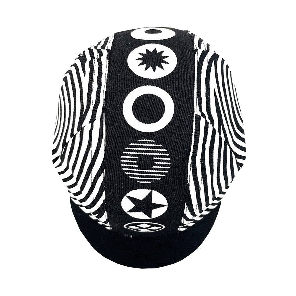 cinelli-x-futura-spiral-cap-casquette-cycliste-dition-art image 4