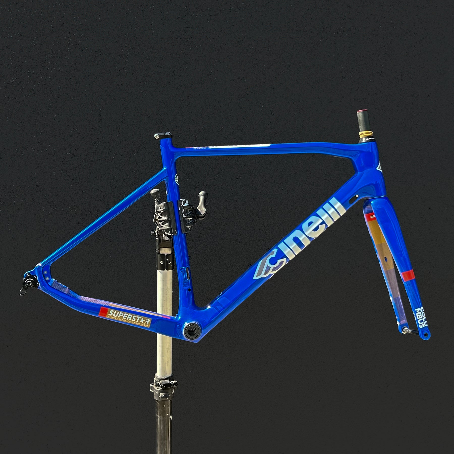 cinelli-superstar-disc-kit-cadre-carbone-dark-night-54l image 1