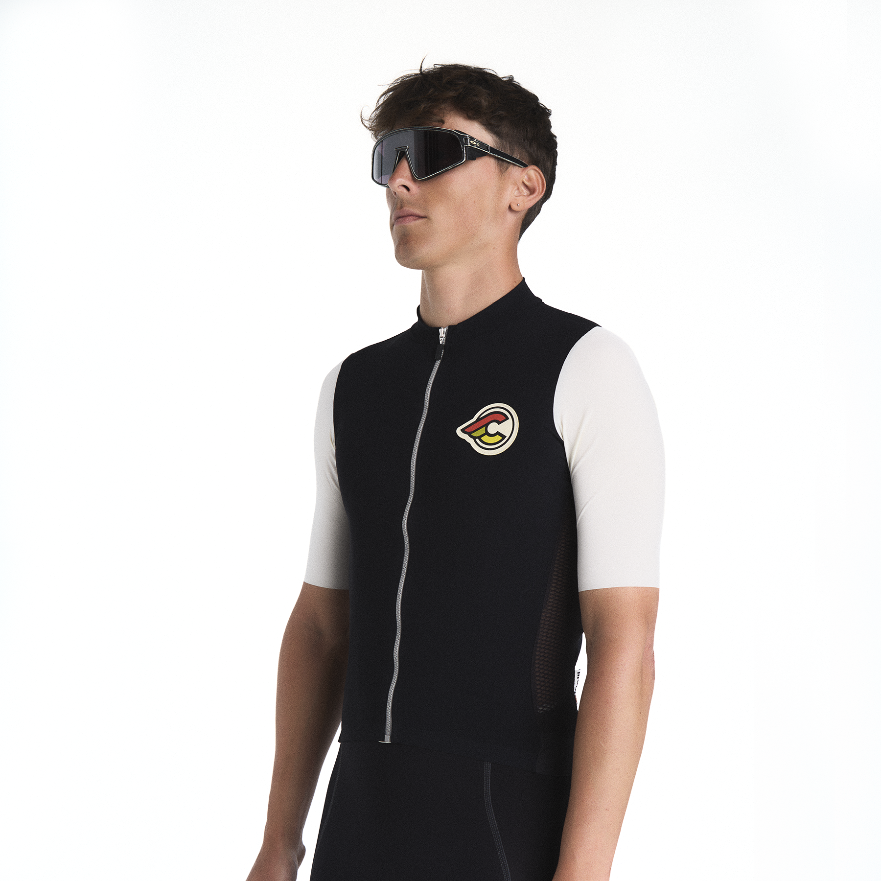 cinelli-supercorsa-maillot-v-lo-noir-et-blanc-homme image 6
