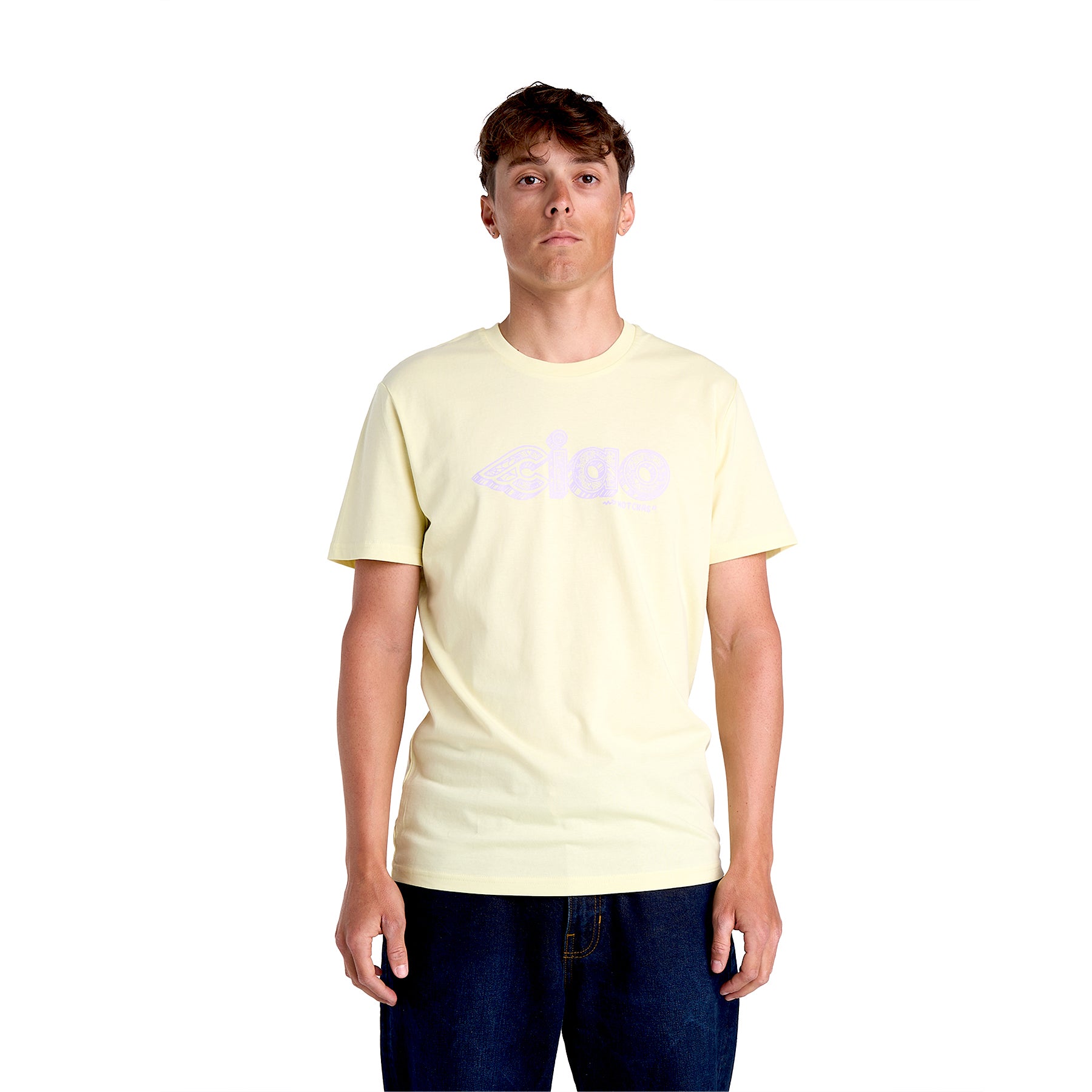 cinelli-chas-christiansen-ciao-t-shirt-jaune image 2