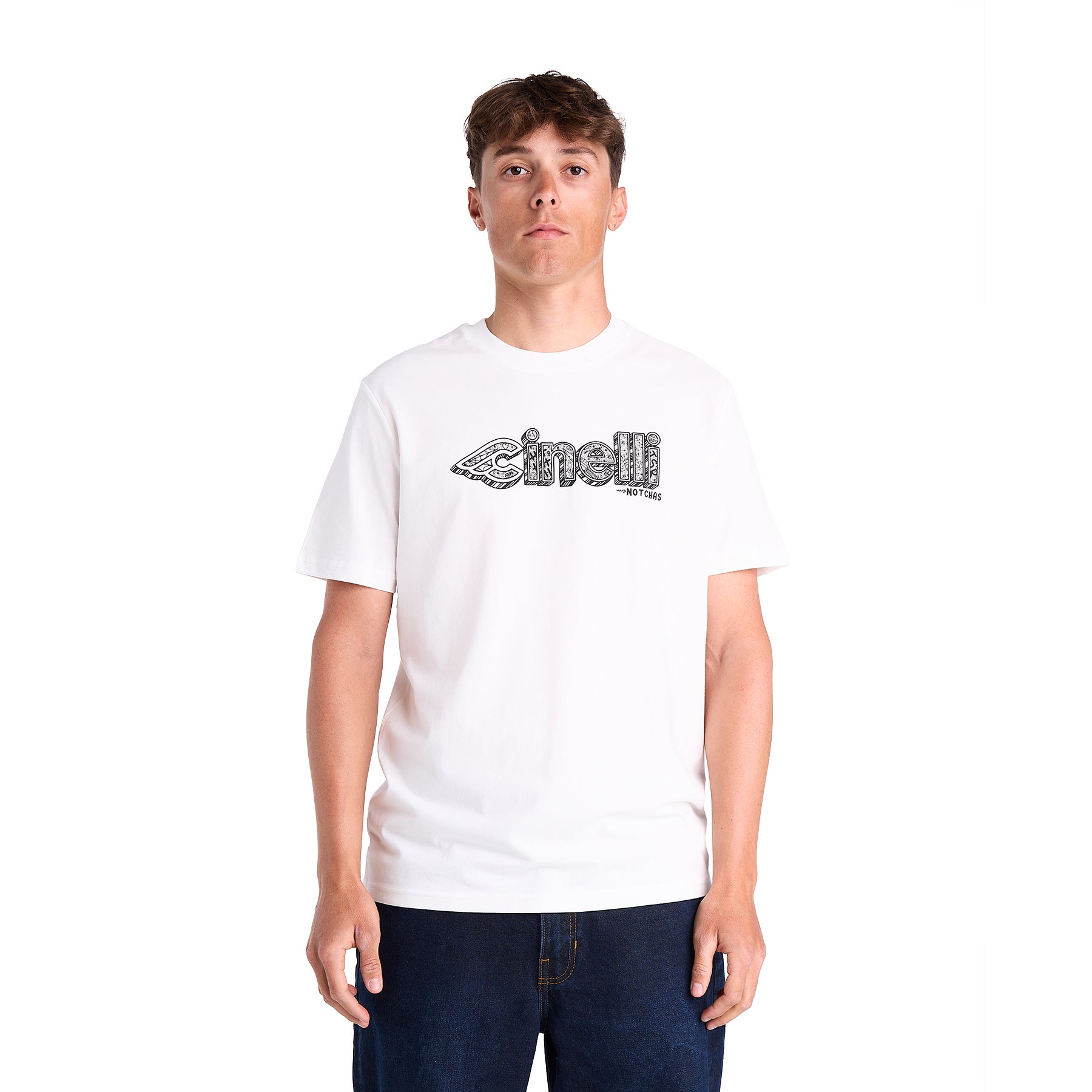 cinelli-shred-life-t-shirt-chas-christiansen-blanc image 3