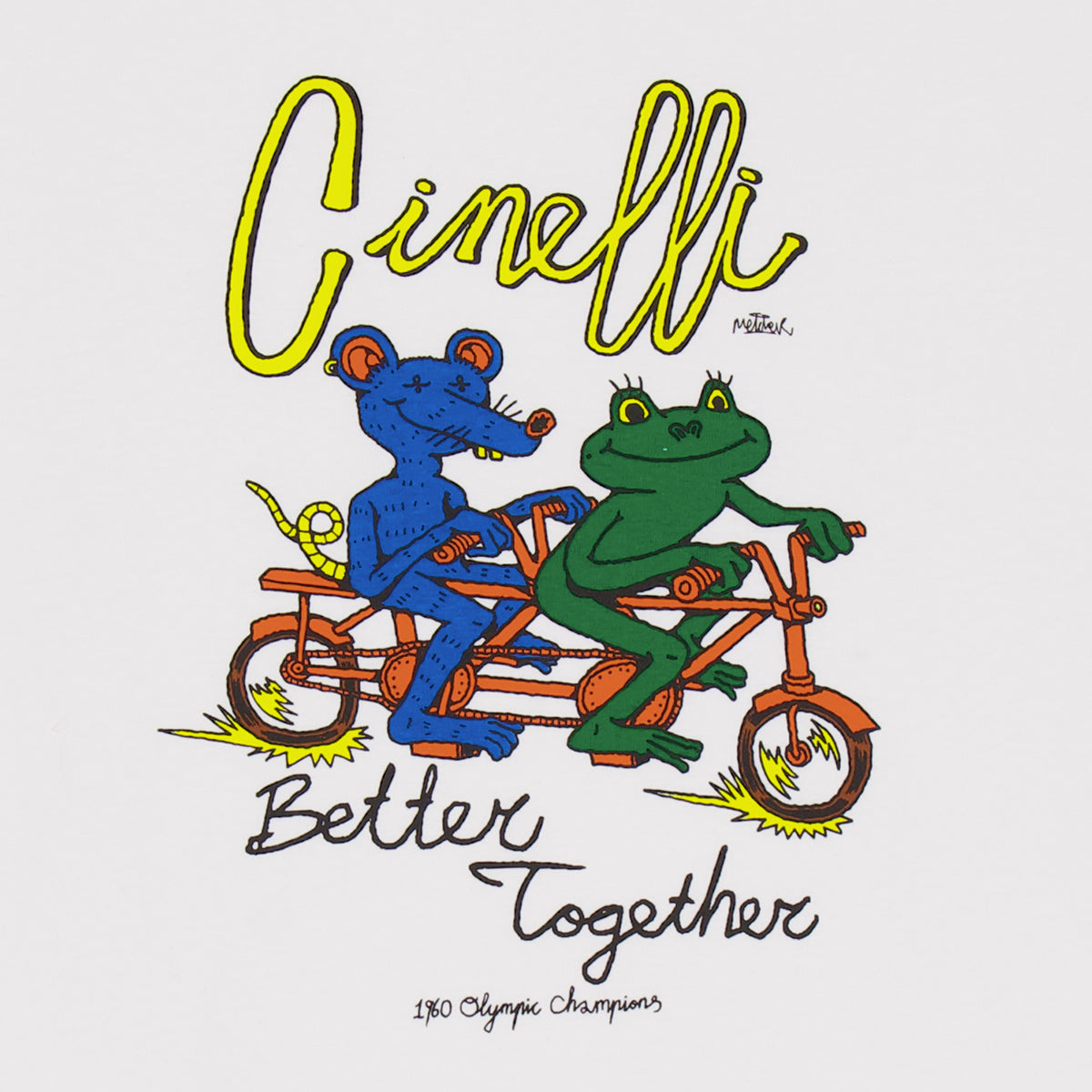 cinelli-melcher-oosterman-better-together-white-t-shirt image 2