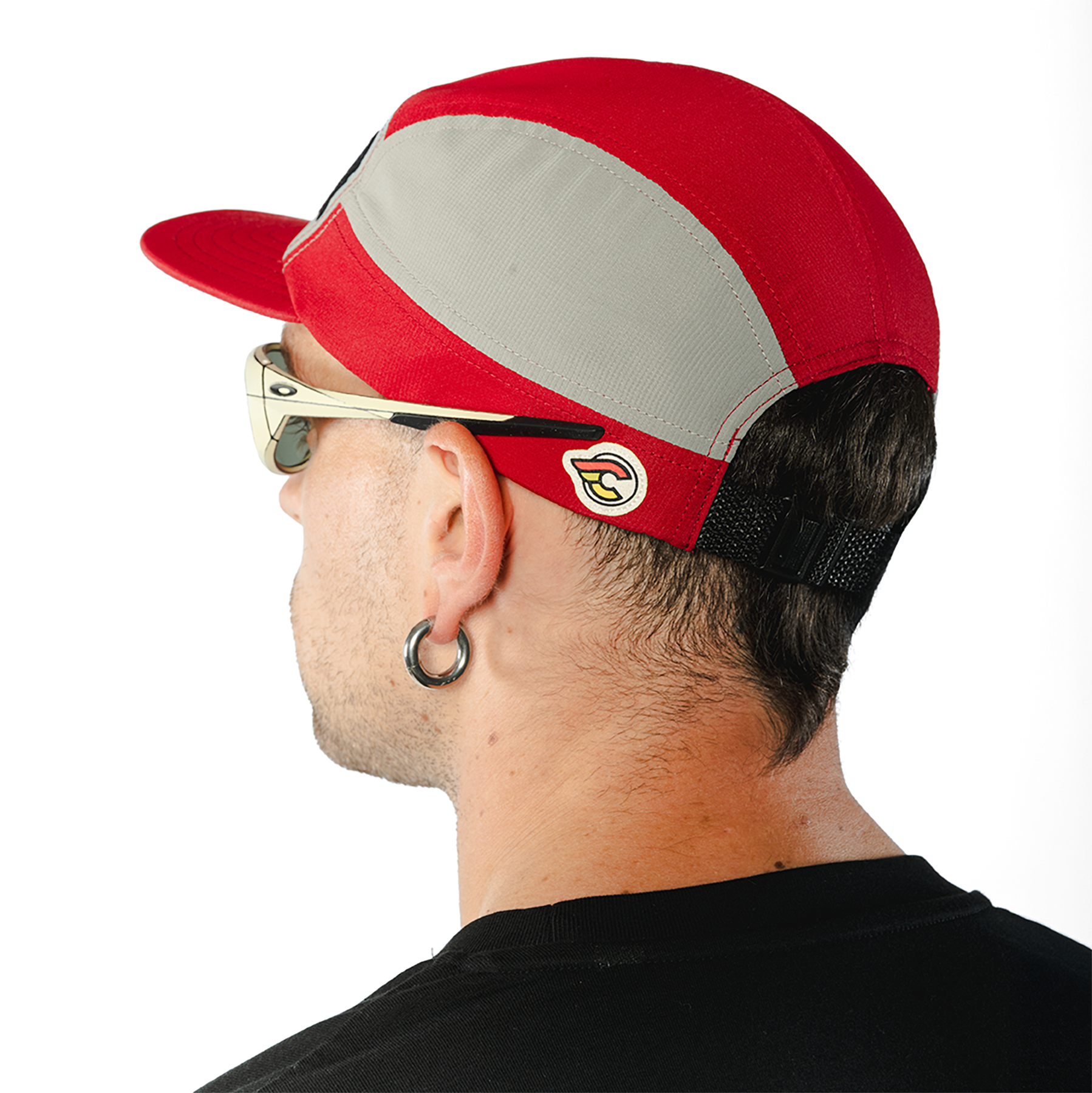 cinelli-tutto-tech-cap-broken-up-red-casquette-cycliste image 3