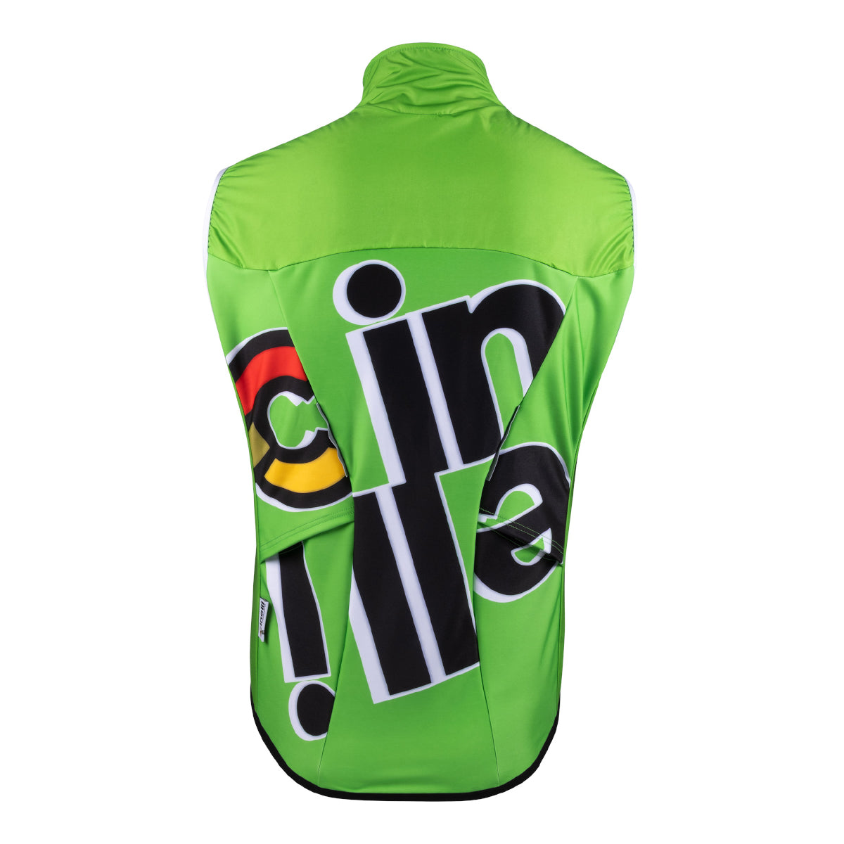cinelli-gilet-hiver-tempo-nemo-vert-slime image 2