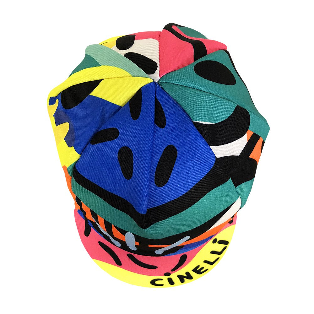 cinelli-art-program-casquette-cycliste-deep-love-dive-par-tarsila-schubert image 4