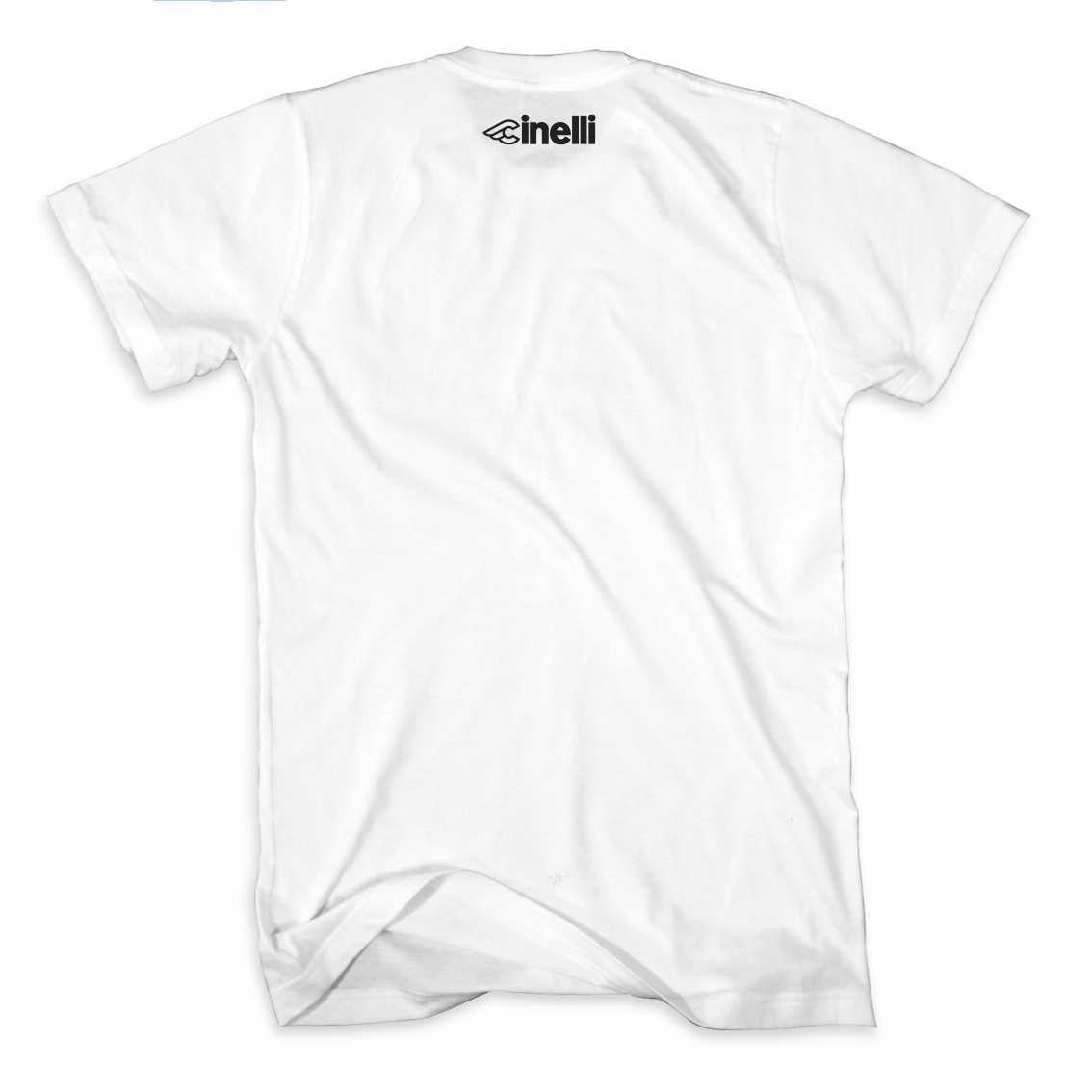 cinelli-pixel-bike-laser-lady-t-shirt-blanc image 2