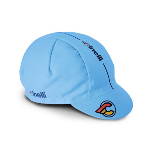 cinelli-supercorsa-cap-azzurro-laser-casquette-acier image 1