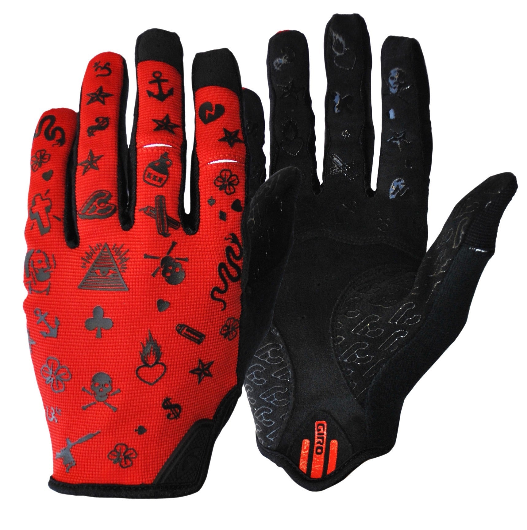 gants-cinelli-giro-dnd-mike-giant-rouge image 1