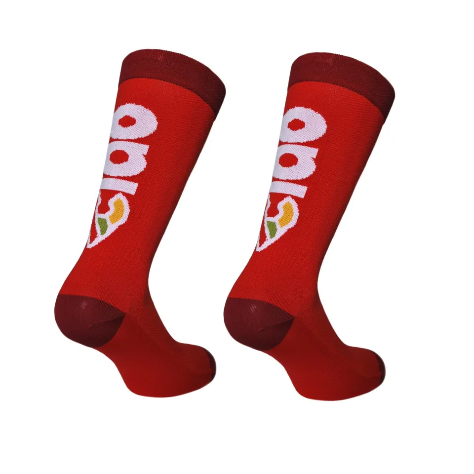cinelli-ciao-red-chaussettes-cyclisme-made-in-italy image 1