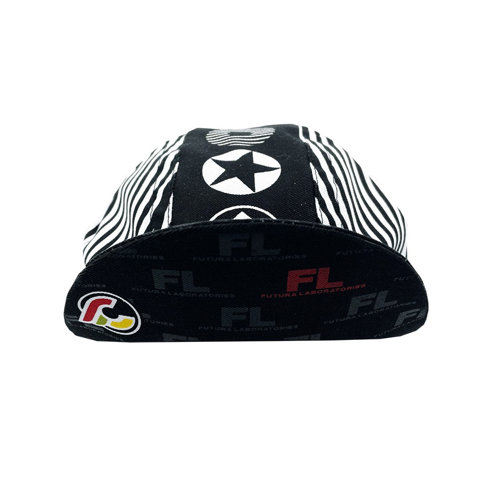 cinelli-x-futura-spiral-cap-casquette-cycliste-dition-art image 3
