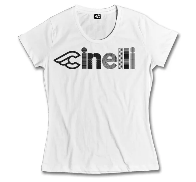 cinelli-optical-lady-t-shirt-blanc-femme image 1
