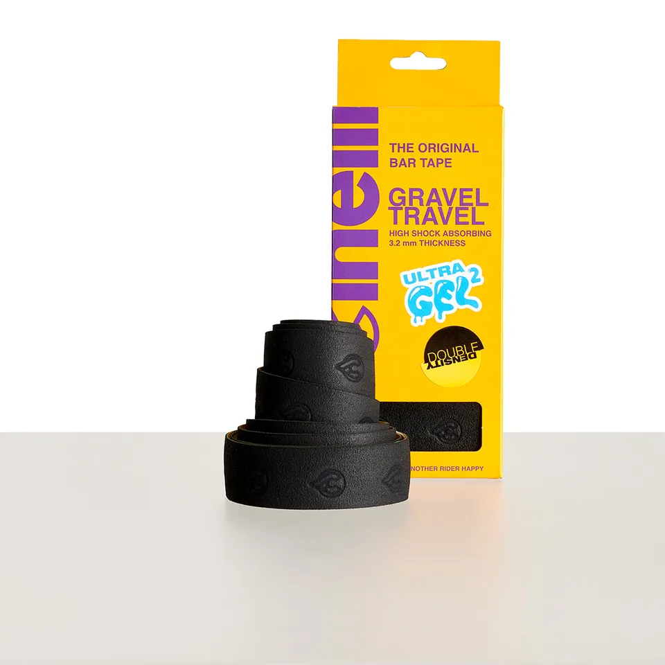 cinelli-guidoline-gravel-travel-chubby-black-double-density-gel image 1
