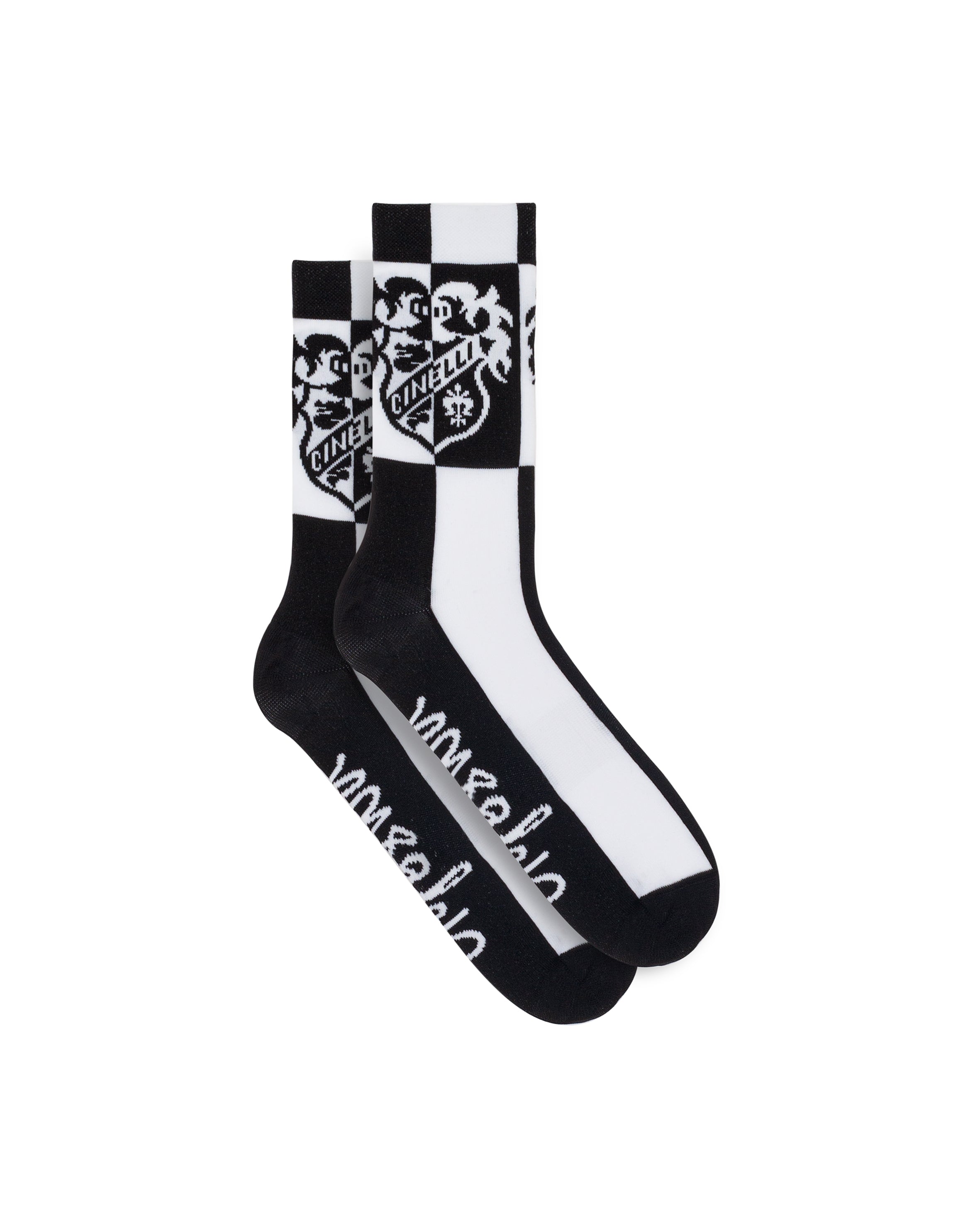 cinelli-crest-pastori-black-n-white-chaussettes-v-lo image 1