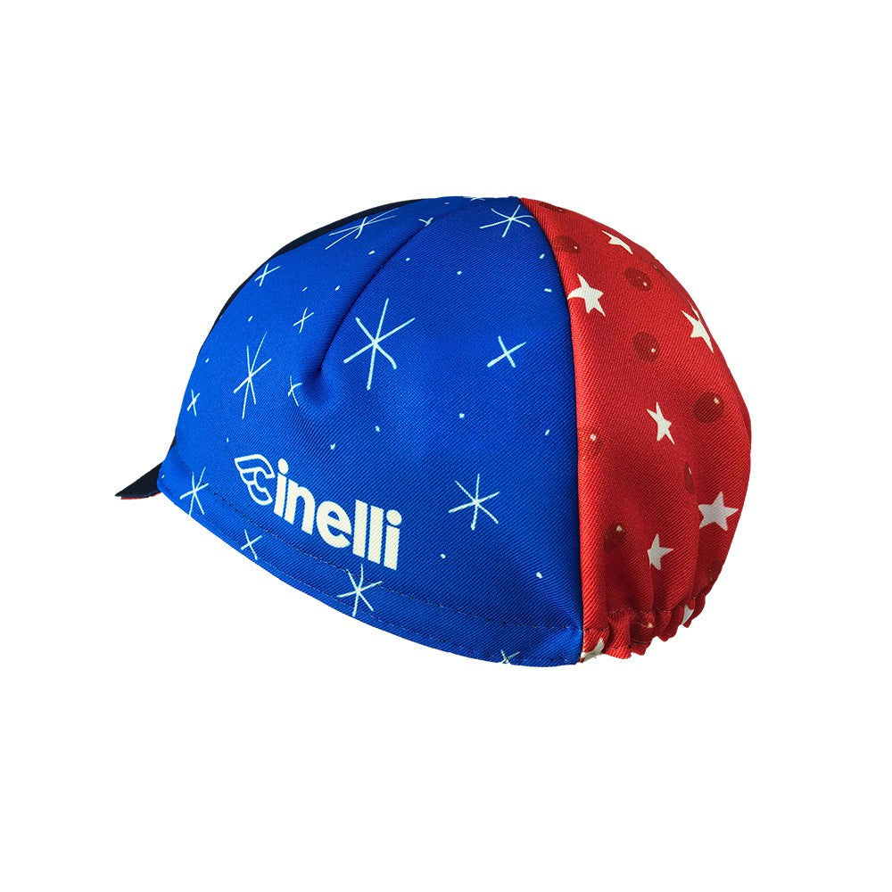cinelli-casquette-cosmic-riders-bleue-sergio-mora image 2