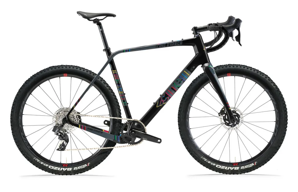 cinelli-king-zydeco-v-lo-gravel-carbone-shimano-grx-1x12 image 1