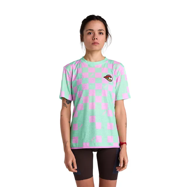 cinelli-tempo-tech-tee-femme-vert-performance image 1