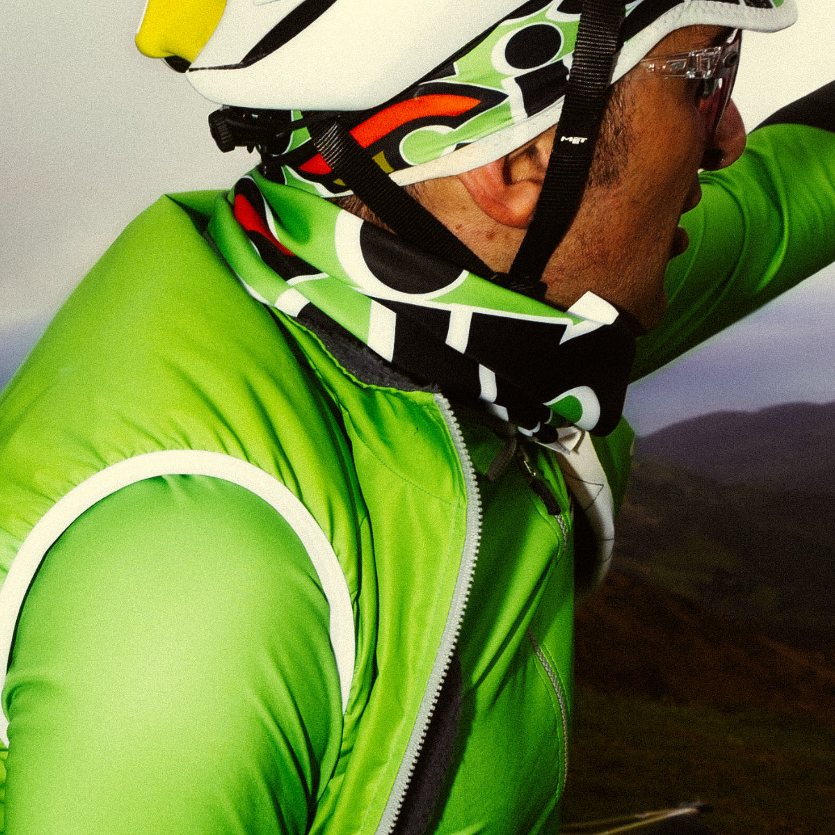 cinelli-gilet-hiver-tempo-nemo-vert-slime image 3