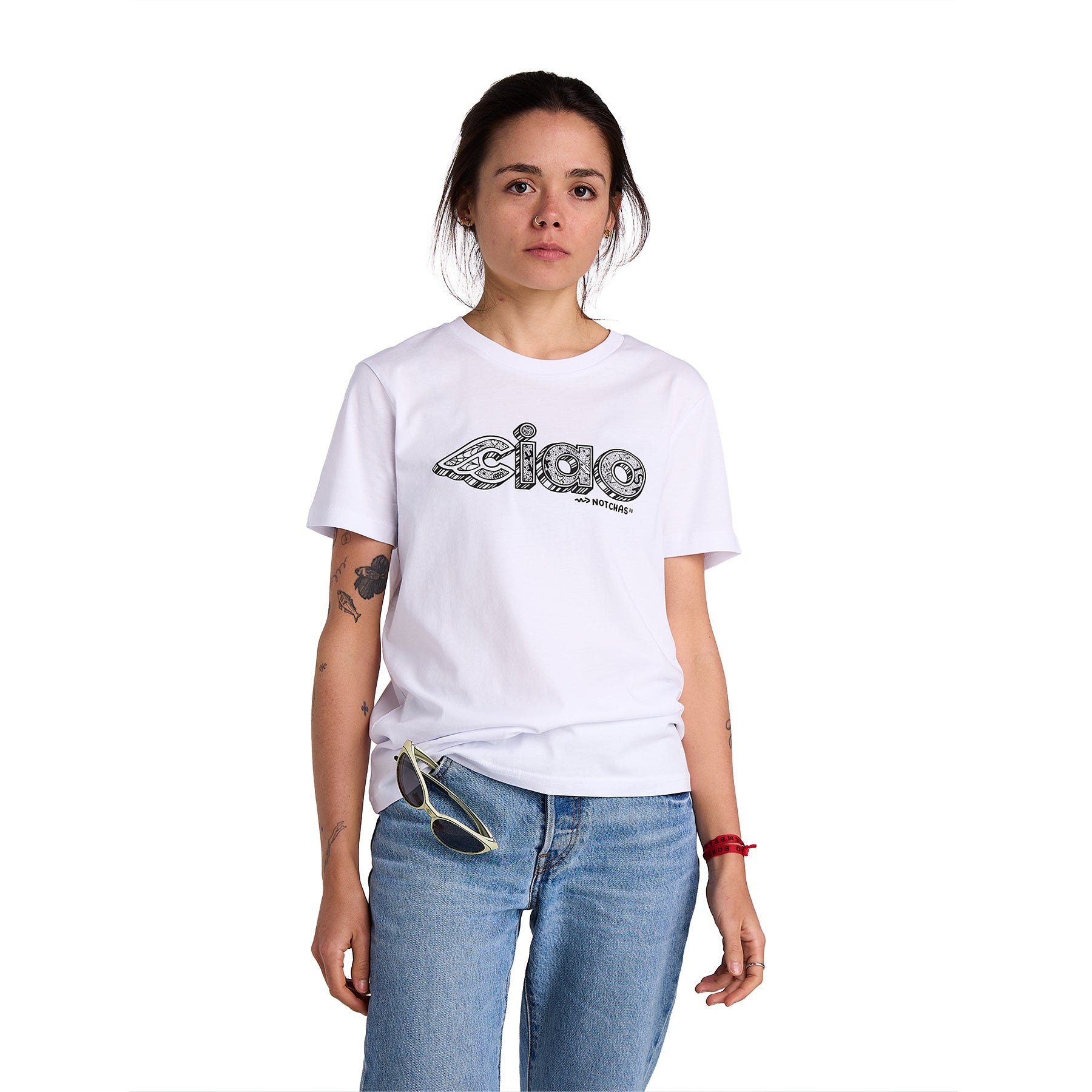 cinelli-chas-christiansen-ciao-t-shirt-blanc image 1
