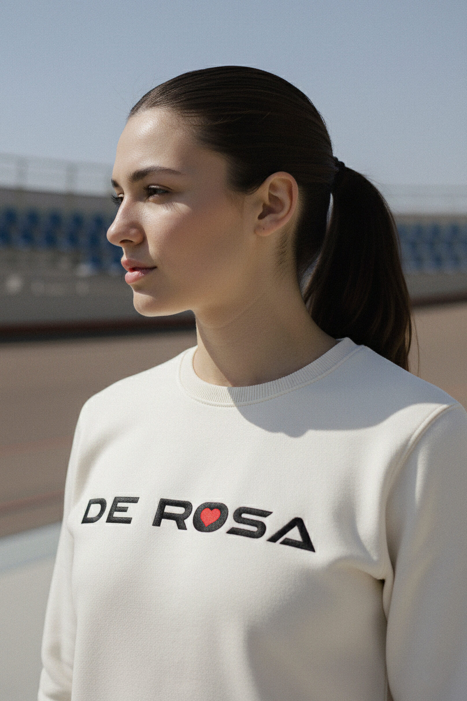 de-rosa-sweatshirt-crewneck-brod-coton-bio image 5