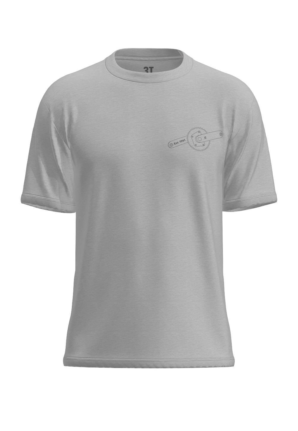 3t-torno-t-shirt-oversized-manches-courtes-gris image 1