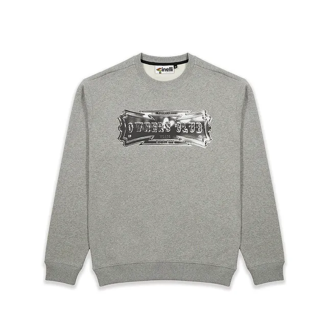 cinelli-owners-club-sweat-crewneck-gris image 1