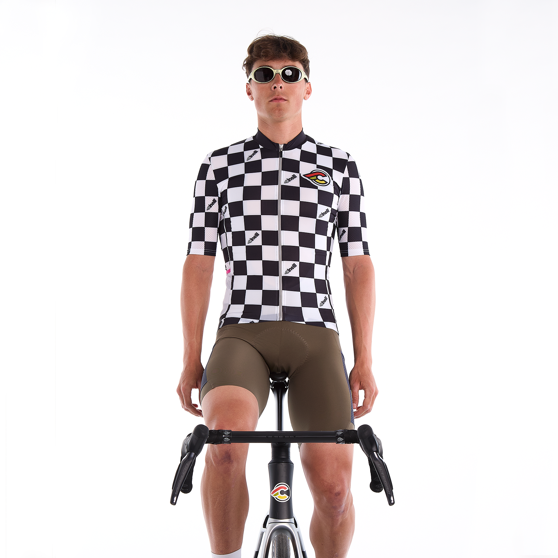 cinelli-tempo-5-maillot-noir-blanc image 5