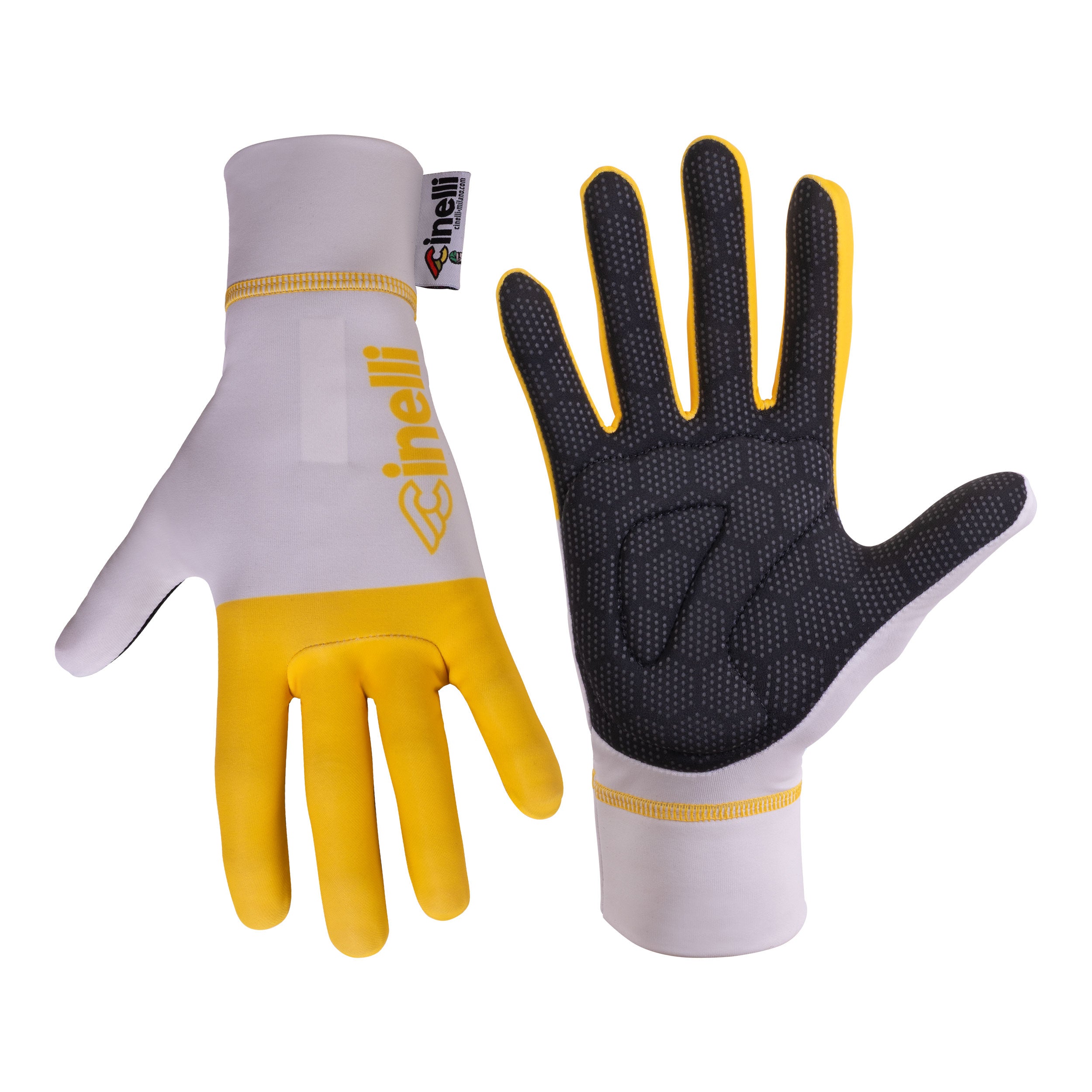 cinelli-tempo-gants-hiver-yellow-block image 1
