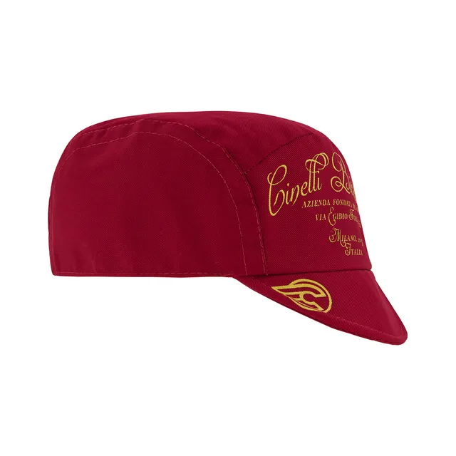 cinelli-explorer-cap-via-folli-casquette-bordeaux image 1