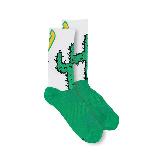 chaussettes-cinelli-cactus-blanc image 1